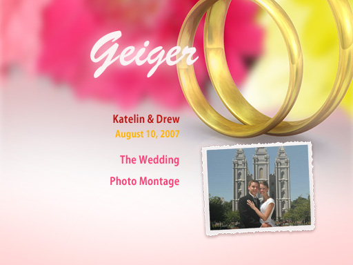 Return to Wedding Video Examples Page Please also check out our DVD Menu 